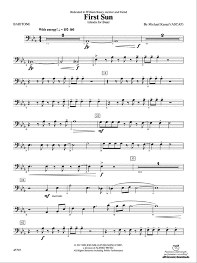 First Sun: Baritone B.C.