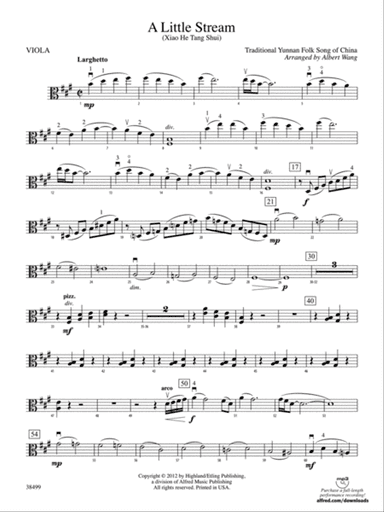A Little Stream: Viola