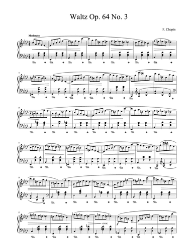 Chopin Waltz Op. 64 No. 3 in Ab Major