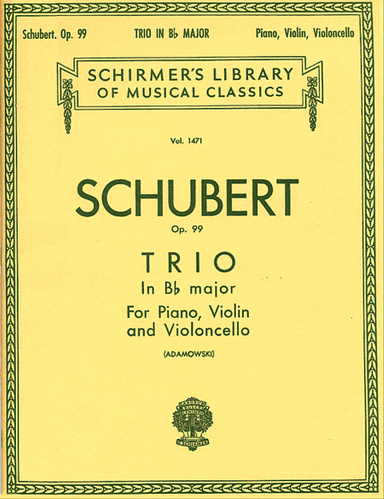 Trio in B Flat, Op. 99