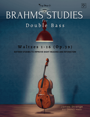 Brahms Studies for Double Bass - 16 Waltzes, Op.39