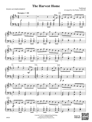 The Harvest Home: Piano Accompaniment