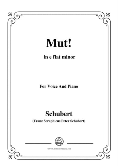 Schubert-Gute Nacht,from 'Winterreise',Op.89(D.911) No.1,in a minor,for Voice&Piano