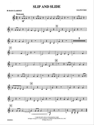 Slip and Slide: B-flat Bass Clarinet