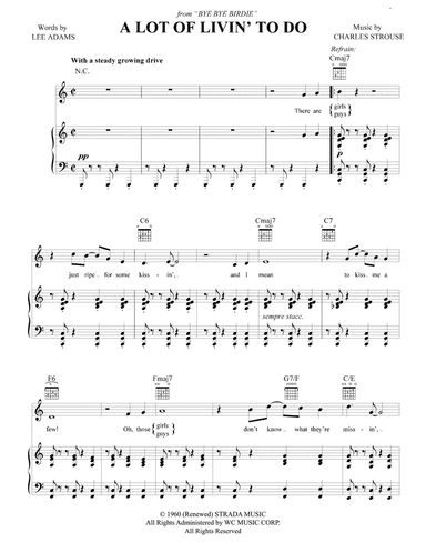 A Lot of Livin’ to Do (from Bye Bye Birdie)