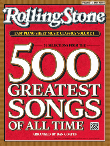 Rolling Stone Easy Piano Sheet Music Classics, Volume 1