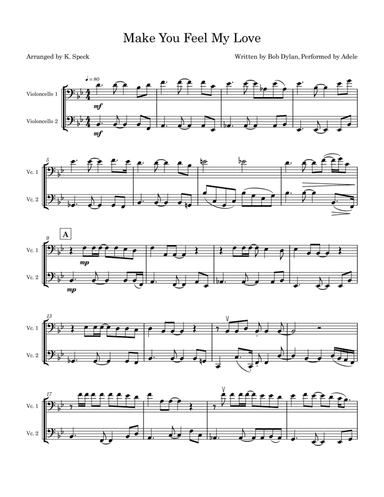 Make You Feel My Love