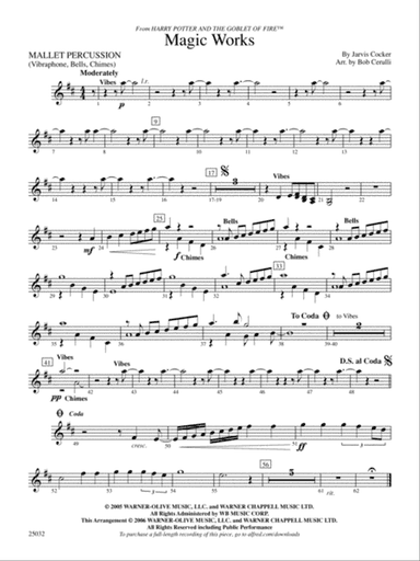 Magic Works (from Harry Potter and the Goblet of Fire™): Mallets