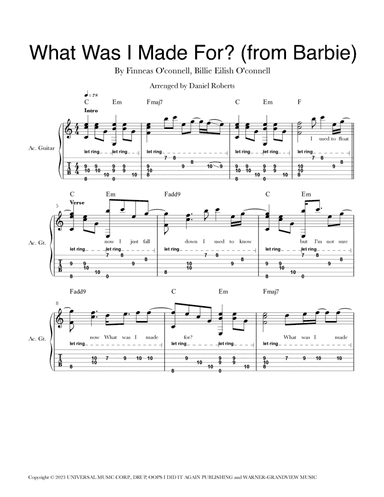 What Was I Made For?
