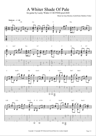 A Whiter Shade Of Pale