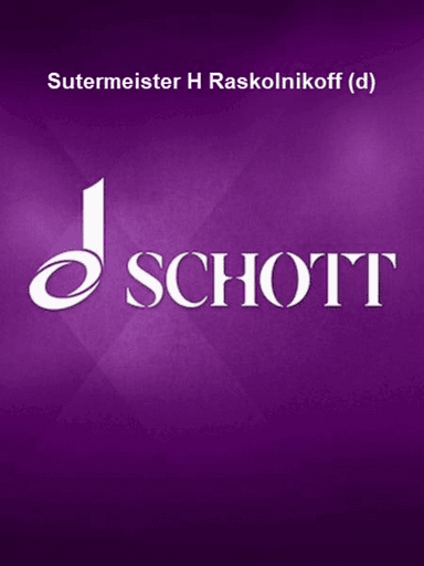 Sutermeister H Raskolnikoff (d)