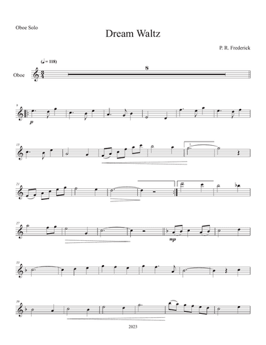 Dream Waltz (Oboe Solo)