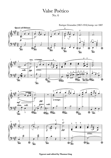 Valse Poetico no. 6