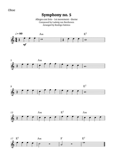 Symphony no. 5 - 1st movement (theme)