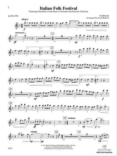 Italian Folk Festival: Flute