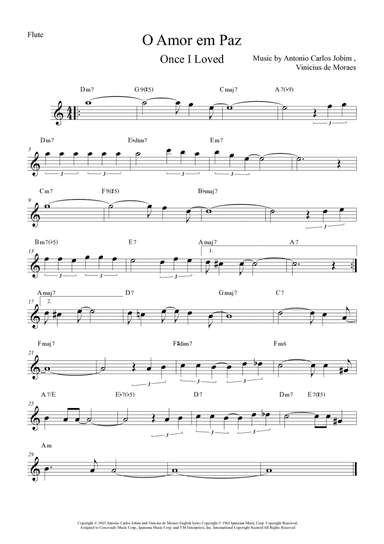 Once I Loved (amor Em Paz) (love In Peace)