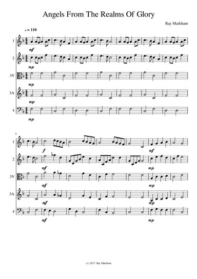 Angels From The Realms Of Glory