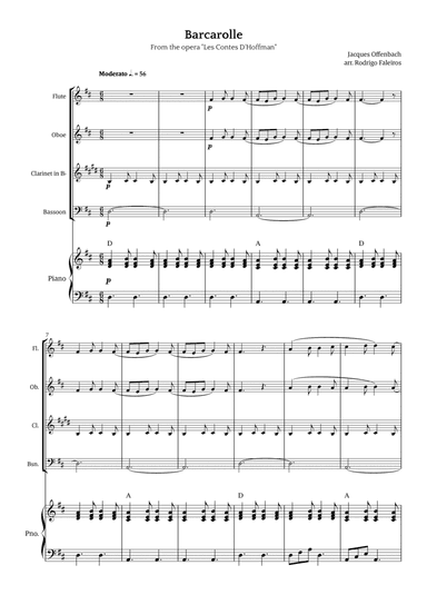 Barcarolle - Belle Nuit, O Nuit D'Amour