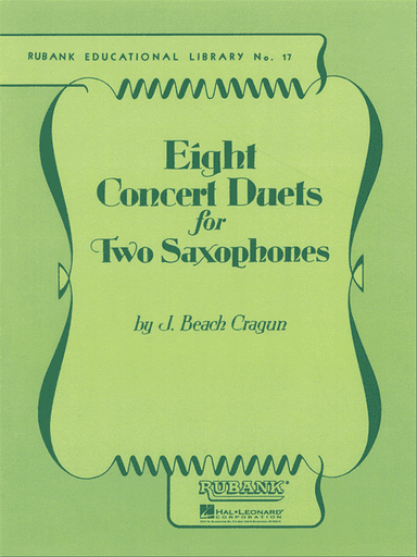 Eight Concert Duets for Two Saxophones