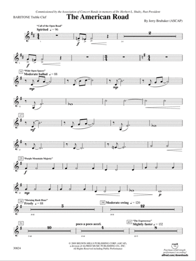 The American Road: (wp) Baritone T.C.