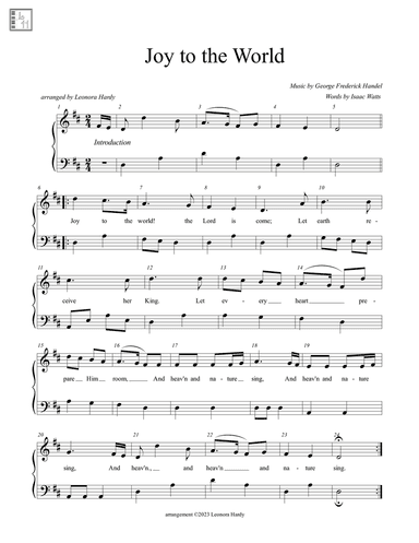 Joy To the World (Beginner)