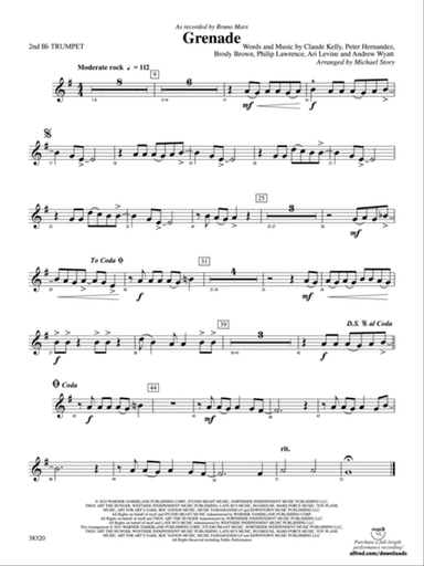 Grenade: 2nd B-flat Trumpet
