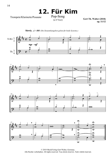 For Kim (from Brass Pop Romanticists)