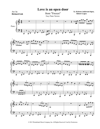 Love Is An Open Door