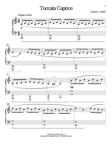 Toccata Caprice