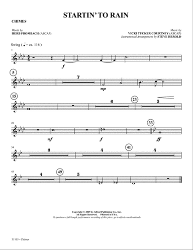 Startin' to Rain: Chimes