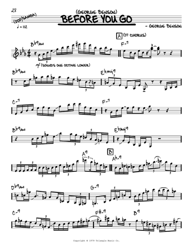 Before You Go (solo only)