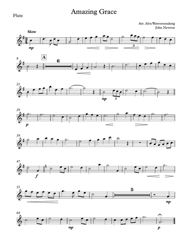 Amazing Grace Flute