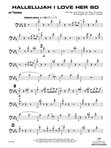 Hallelujah I Love Her So: 1st Trombone