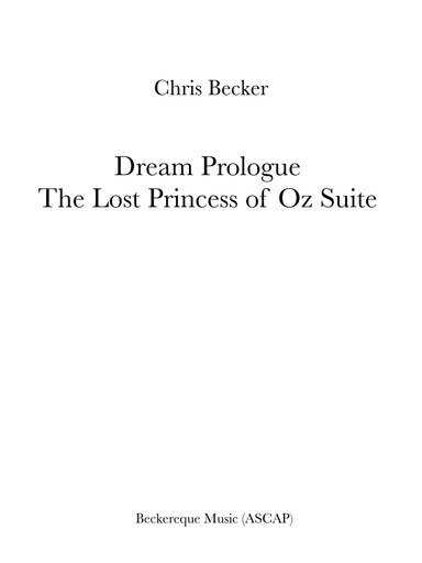 Dream Prologue
