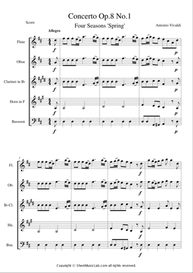 The Four Seasons - Spring 1st Movement