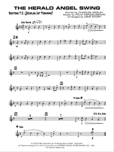 The Herald Angels Swing: Baritone T.C.