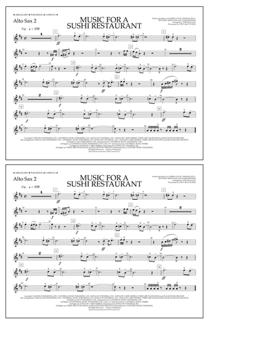 Music For A Sushi Restaurant (arr. Tom Wallace) - Alto Sax 2