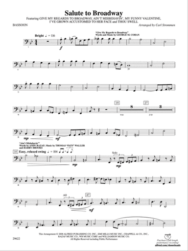 Salute to Broadway: Bassoon