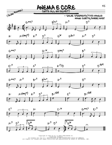 Anema E Core (With All My Heart)