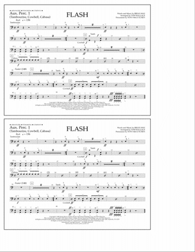 Flash (arr. Tom Wallace) - Aux. Perc. 1