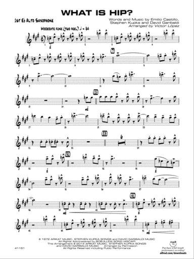 What Is Hip: E-flat Alto Saxophone