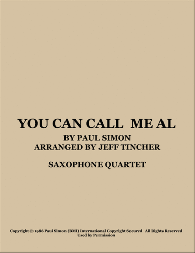 You Can Call Me Al