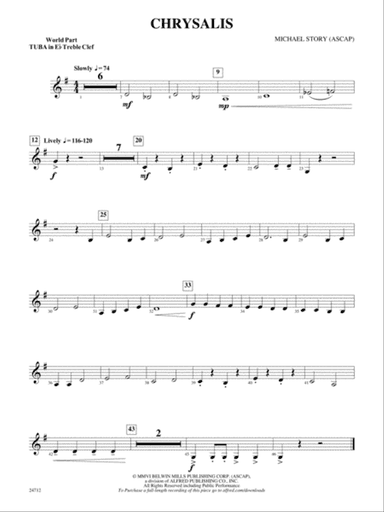 Chrysalis: (wp) E-flat Tuba T.C.