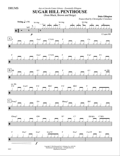 Sugar Hill Penthouse: Drums