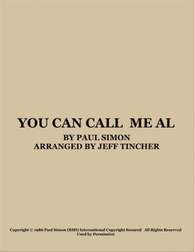 You Can Call Me Al