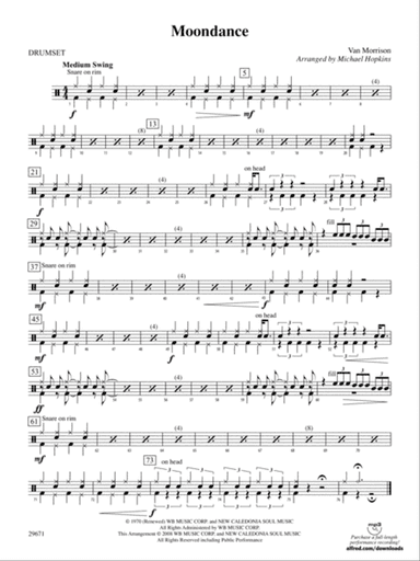Moondance: Drums