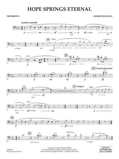 Hope Springs Eternal - Trombone 1