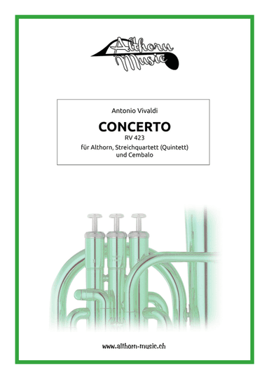 Concerto in B Flat For Horn, Strings And Harpsichord