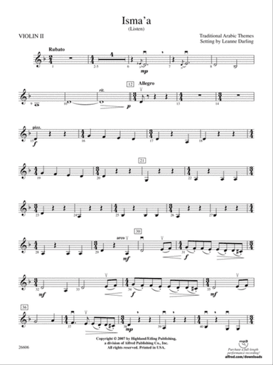 Isma'a: 2nd Violin