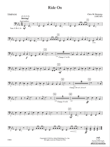 Ride On: Timpani
